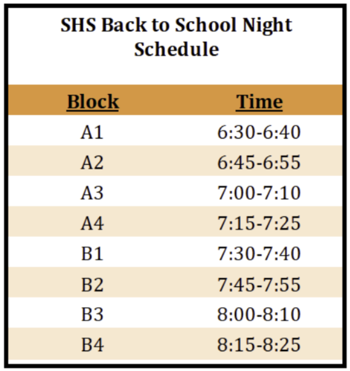 BTS Schedule