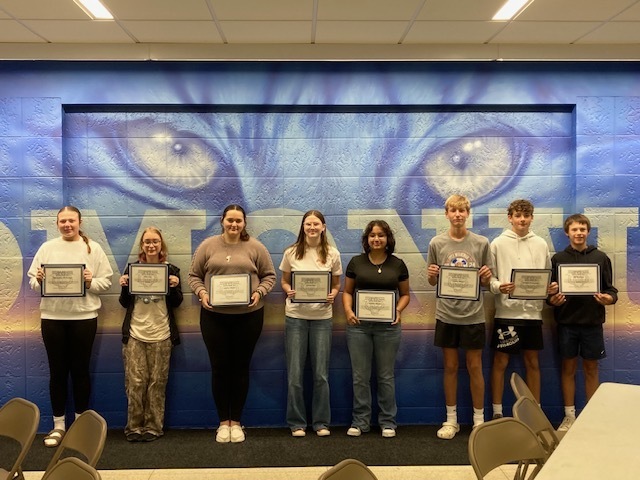 September Students of the Month