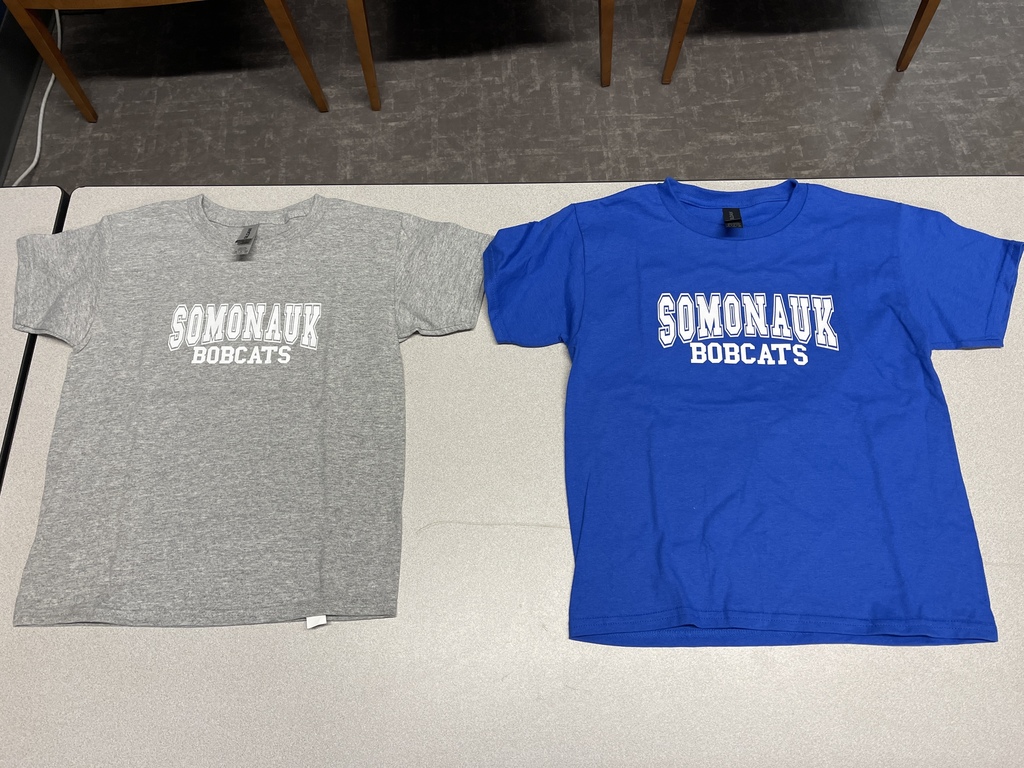 Youth XS grey t-shirt $15 Youth S blue t-shirt $15