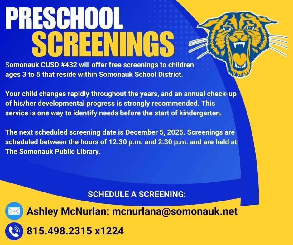 Preschool Screening Information