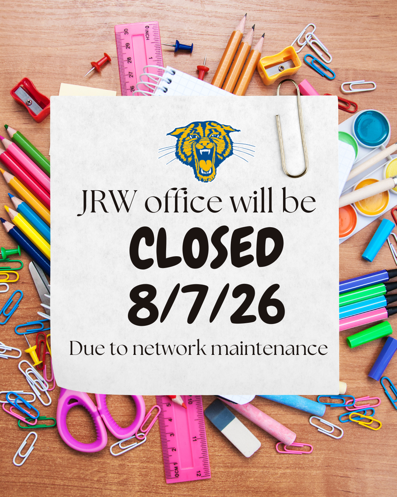 JRW will be closed