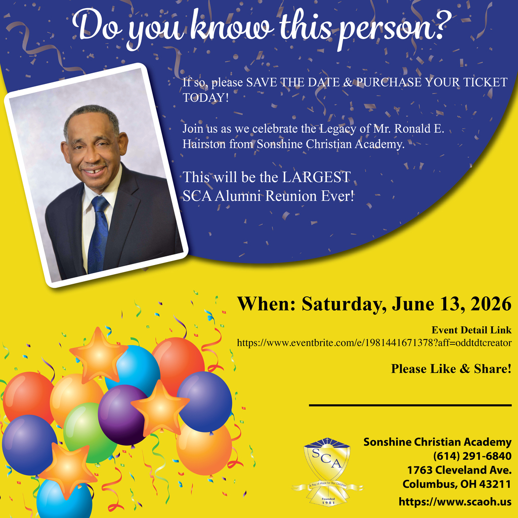 Mr. Hairston's Banquet Flier
