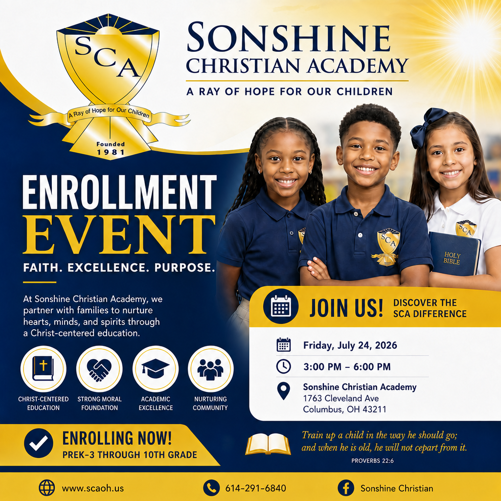 SCA Enrollment Event Flier