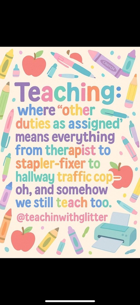 Very true! Thanks to all our teachers!