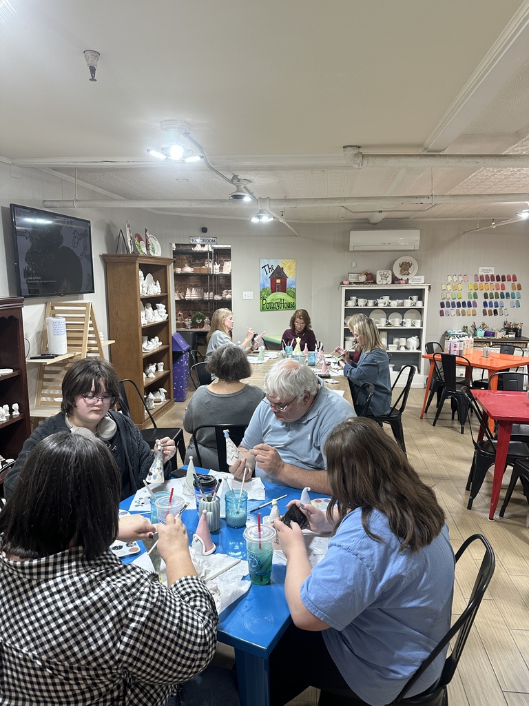 Clay & Sleigh pottery painting