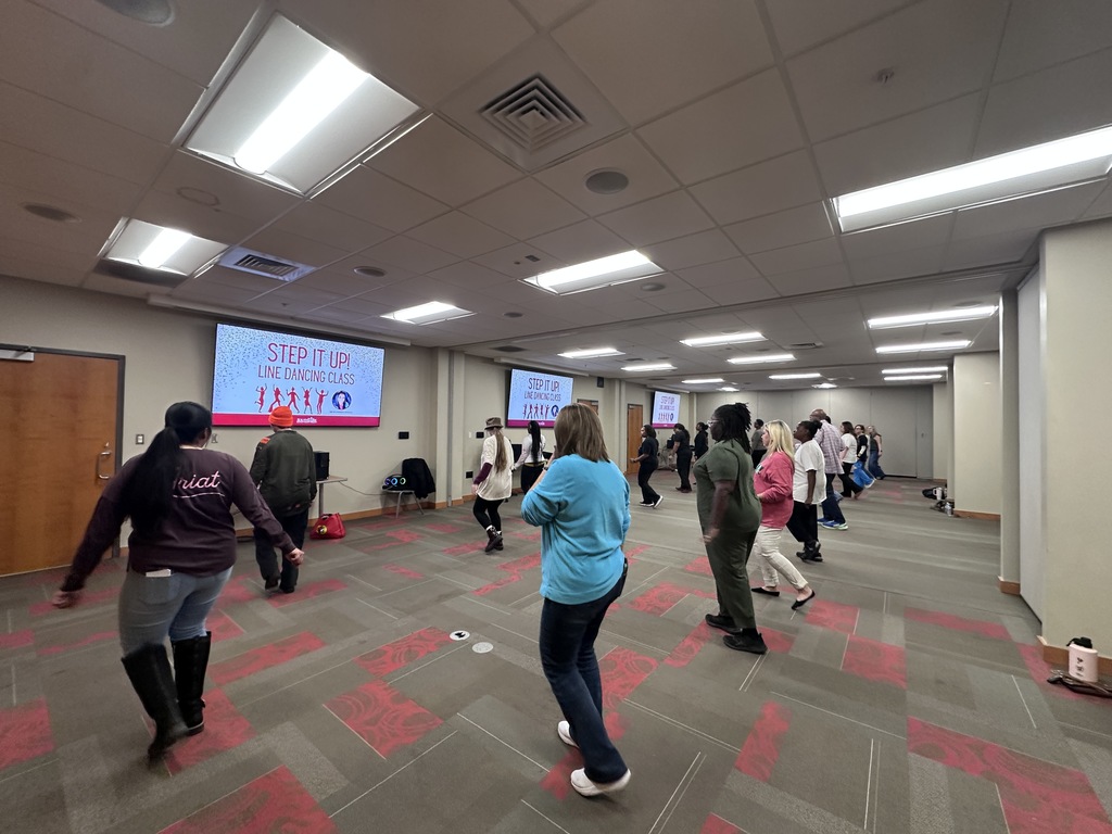 Line Dancing participants