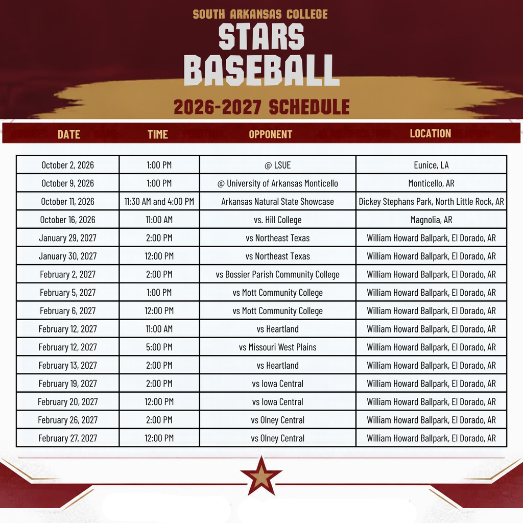 baseball schedule