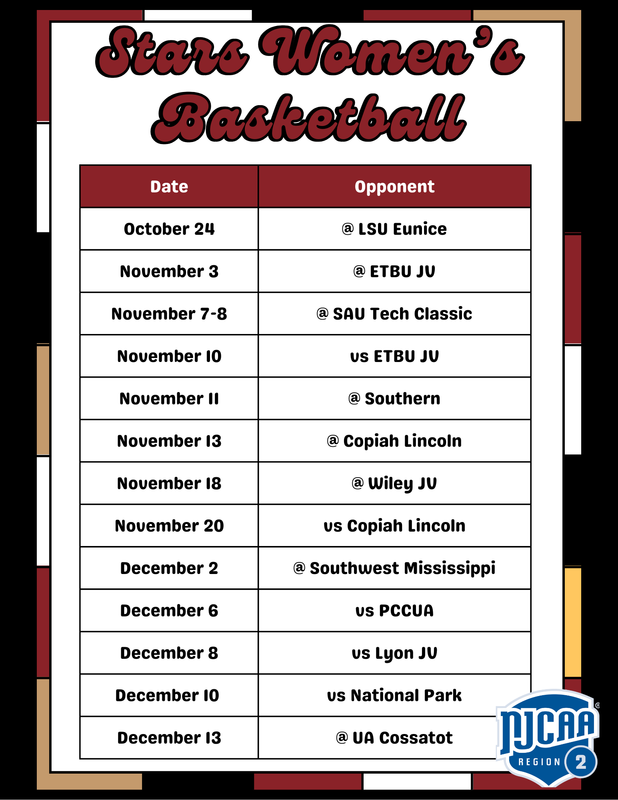 Fall women's basketball schedule