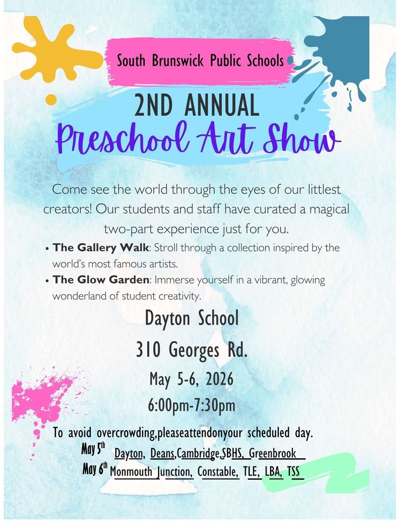 2nd Annual Preschool Art Show