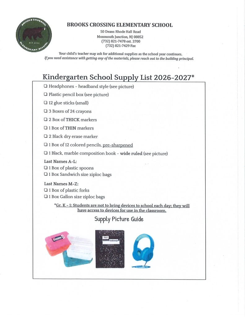 K Supply List