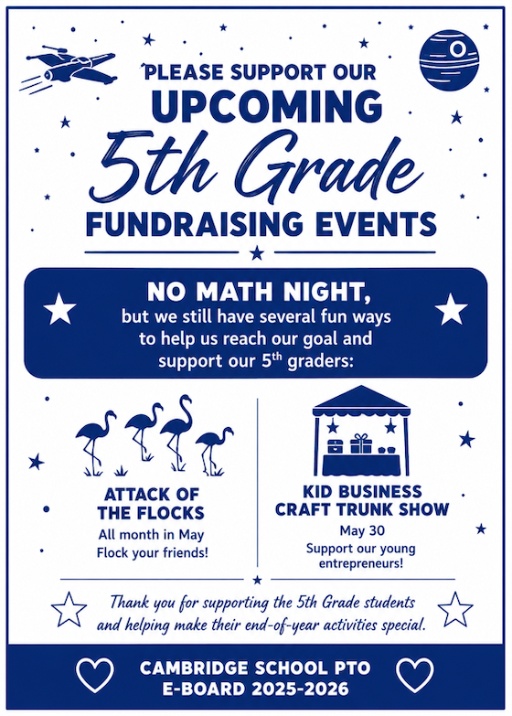 Fifth Grade Fundraising