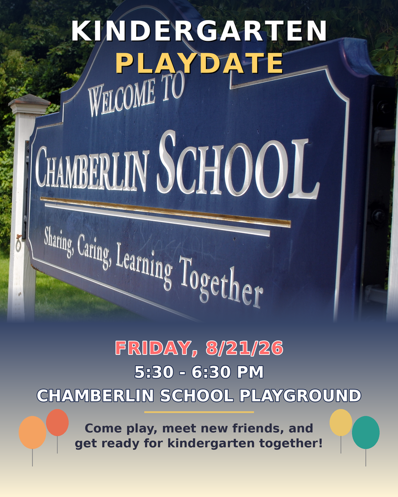 Kindergarten Playdate Flyer