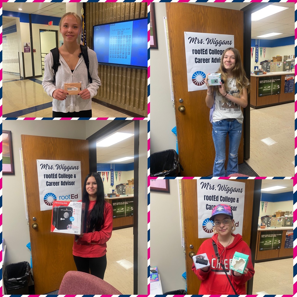 South Callaway High School Seniors participated in a variety of challenges this week to APPLY themselves - from preparing resumes, talking with military recruiters, filling out job applications, and applying to colleges or institutions to further their education!  Congratulations to this week's winners!!  #rootEdMissouri