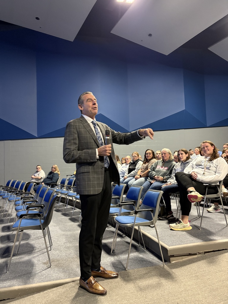Dr. Todd Whitaker addresses the teaching staff about what great educators do differently in the classroom!