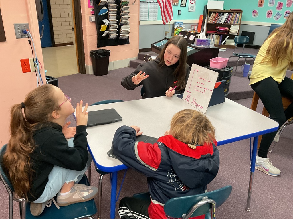 Each student from the Intro to ASL class created their own game to reinforce spelling.