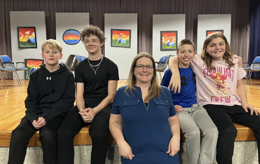 MS Play students and director