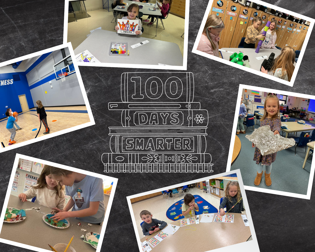 100 Days Smarter - EC Celebrating 100th day of school