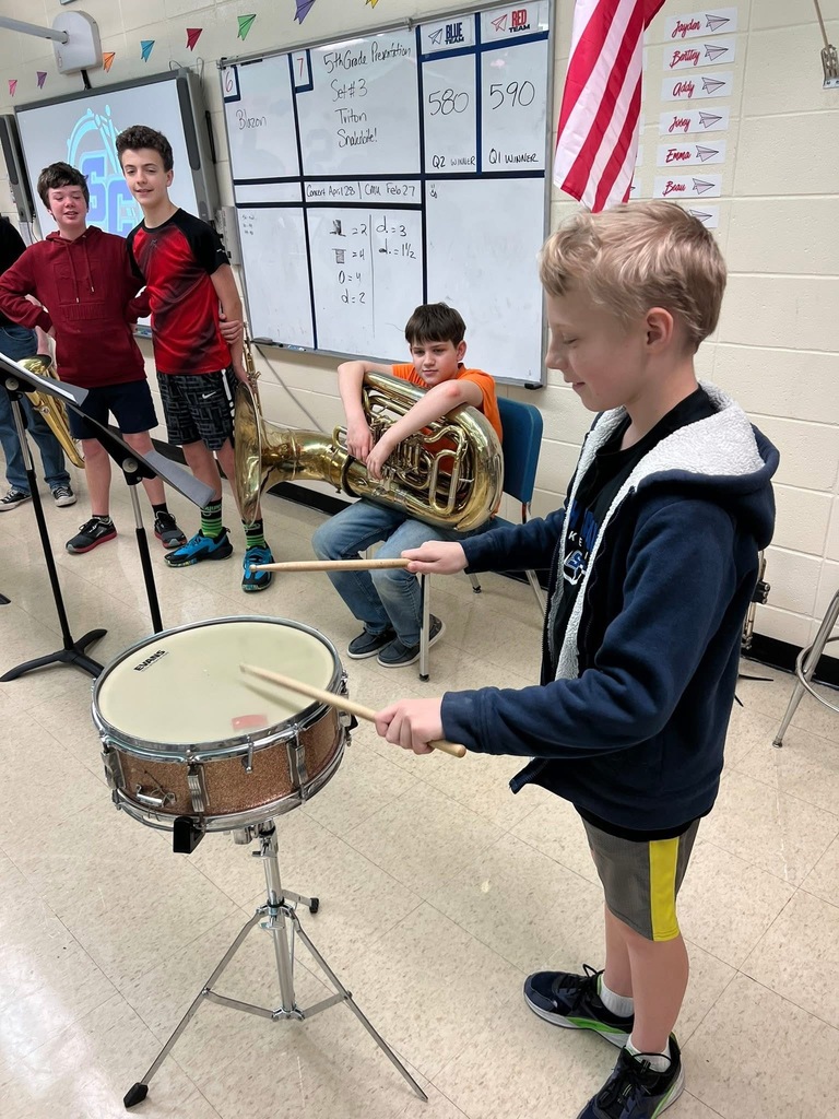 5th grade new class options for 6th grade including Band