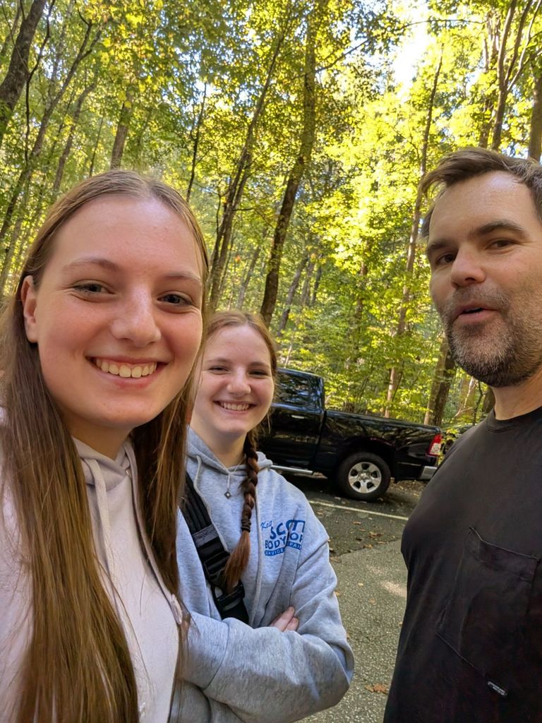 Students on a hike