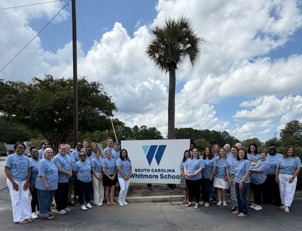 Picture of all the faculty and staff at SC Whitmore School