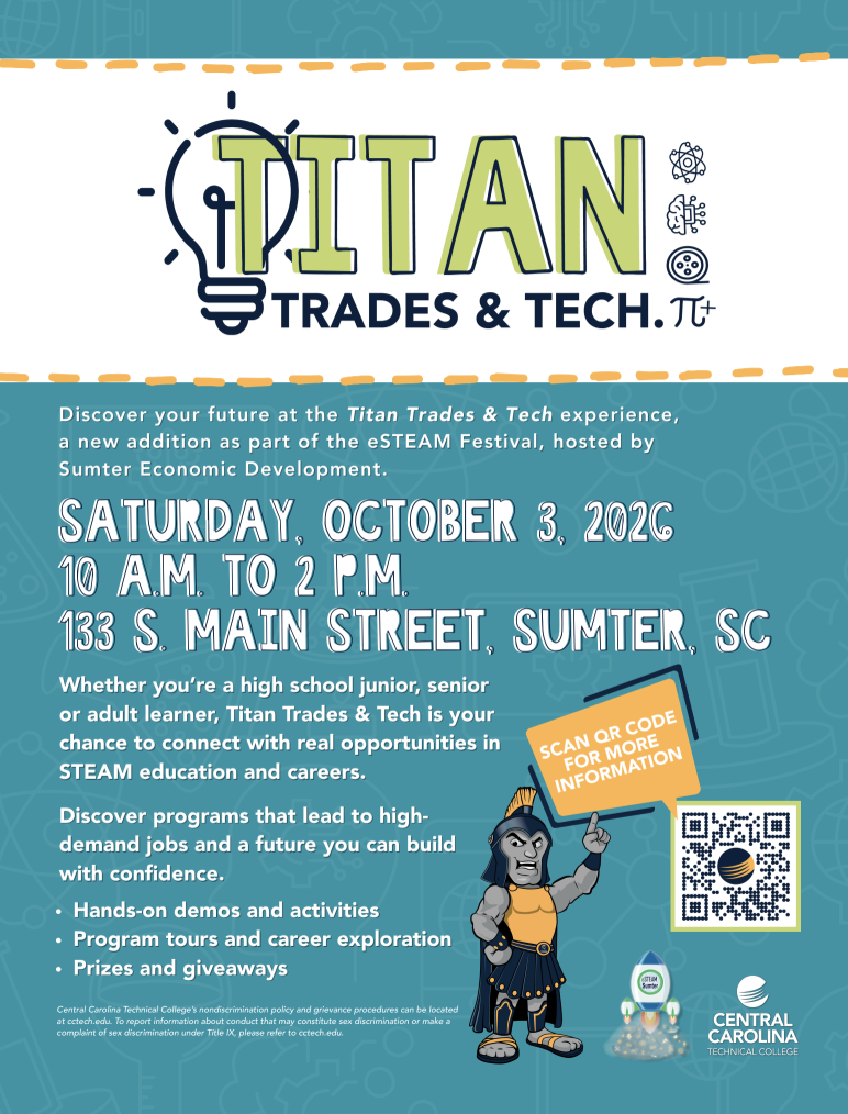 Check out this great opportunity with Central Carolina Technical College today!