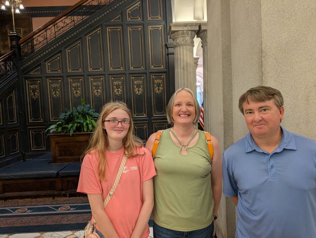 SC Whitmore School Students, Parent and Teacher