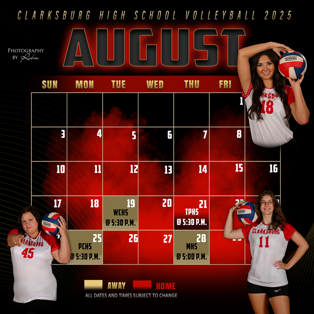 August schedule