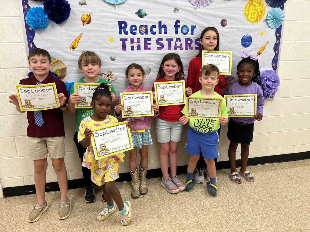 Elementary Student of the month September