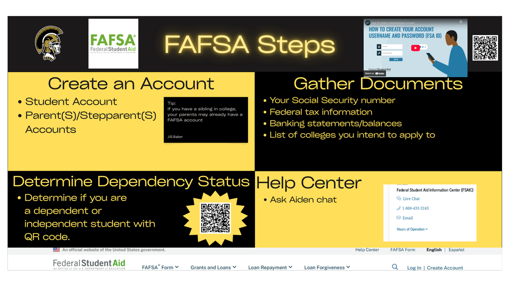 FAFSA Steps