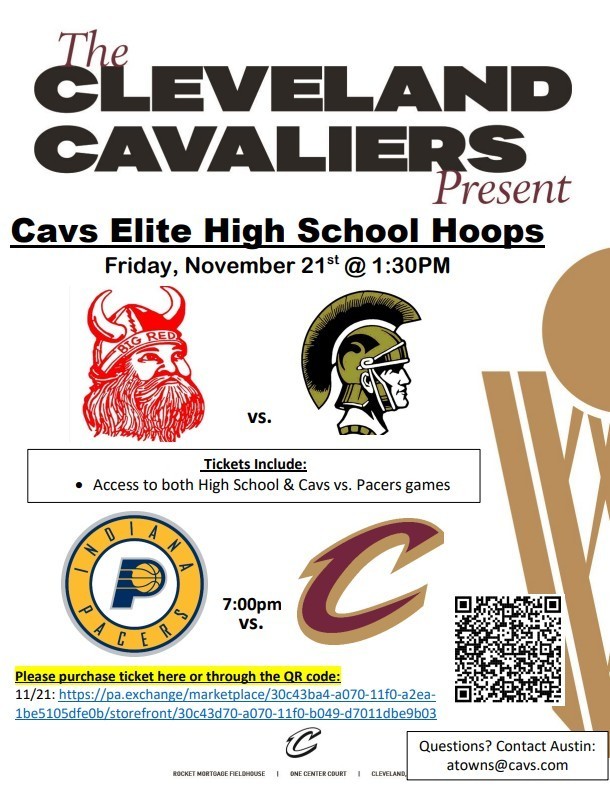 Cavs Elite Matchup: Plymouth vs. South Central on Friday, November 21!
