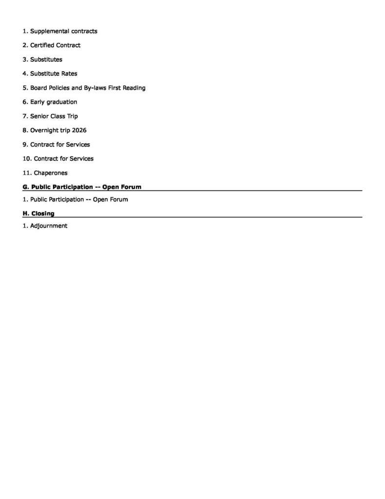 board agenda 10/20/2025