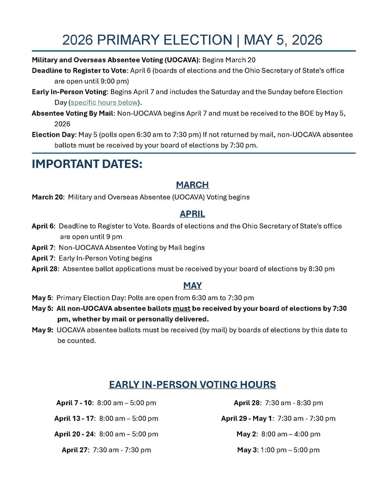 primary election information