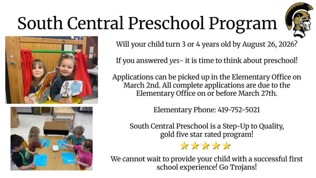 preschool application poster