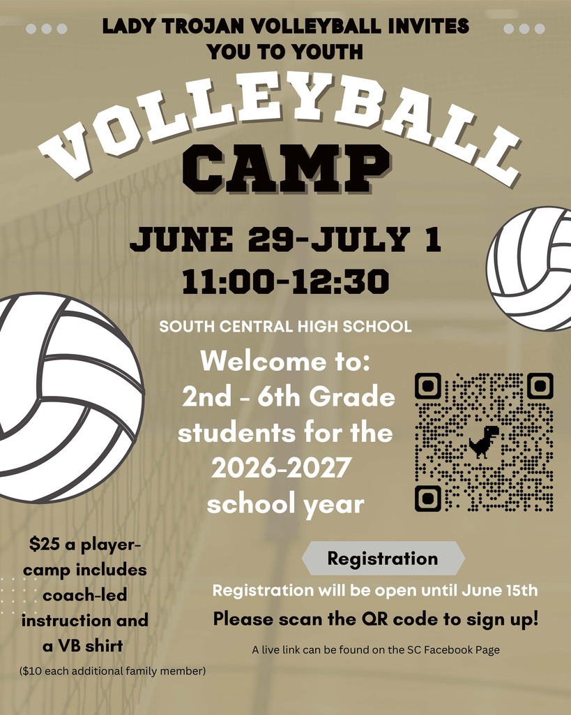 volleyball camp poster