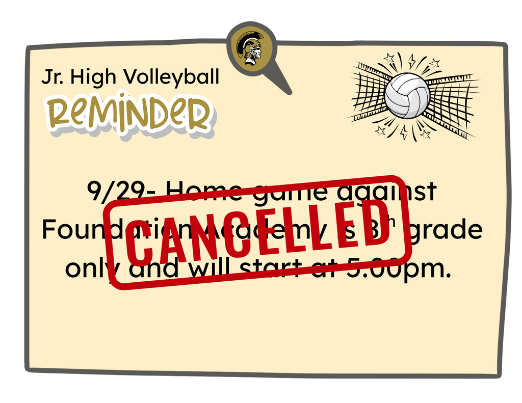 volleyball game cancelled