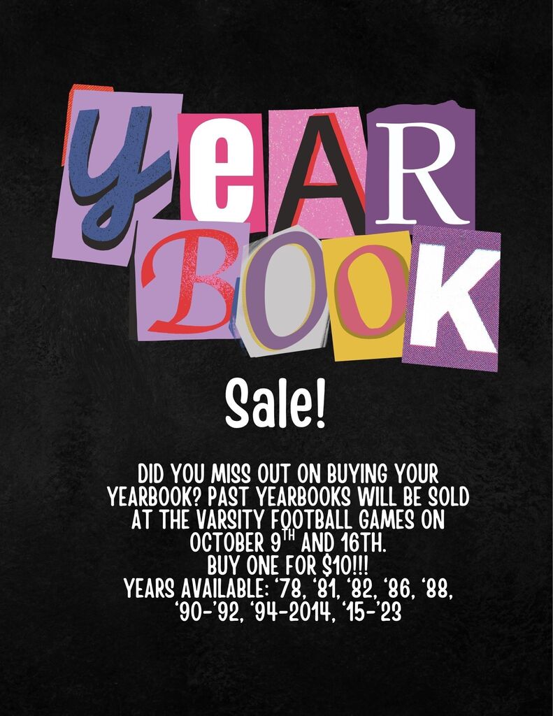 yearbook sale
