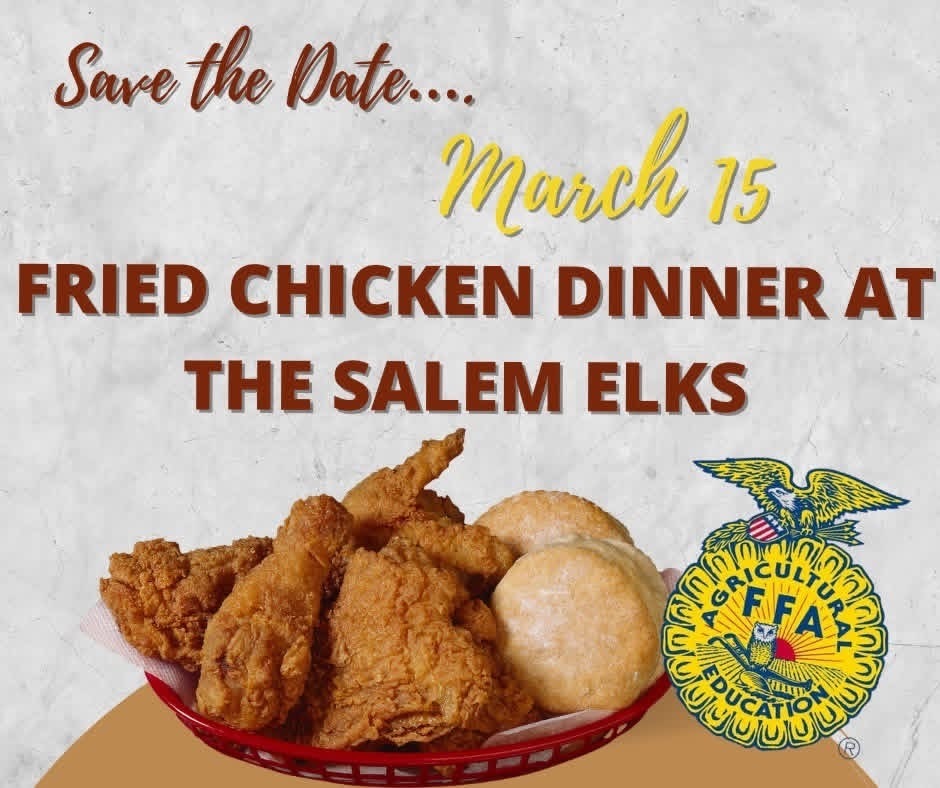 FFA Chicken Dinner March 15