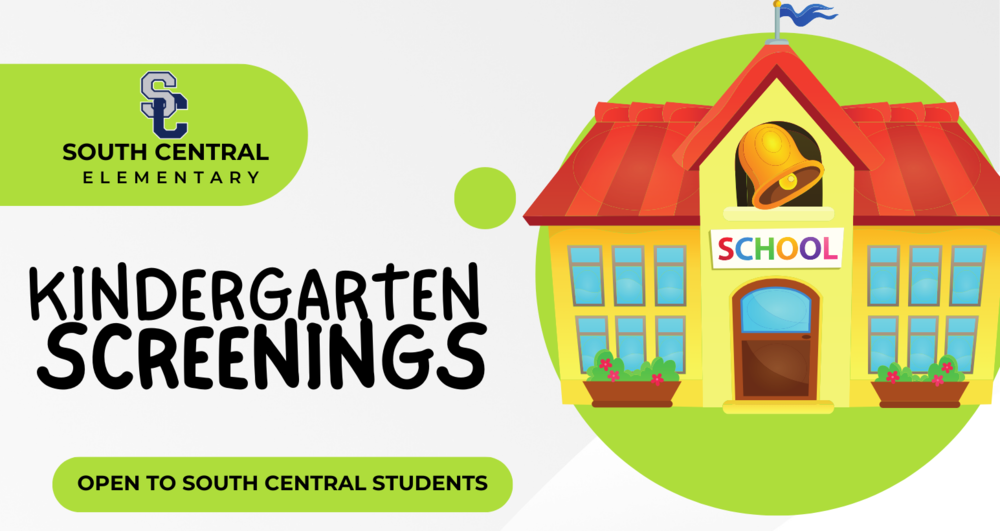 Kindergarten screening dates- call office to schedule 
