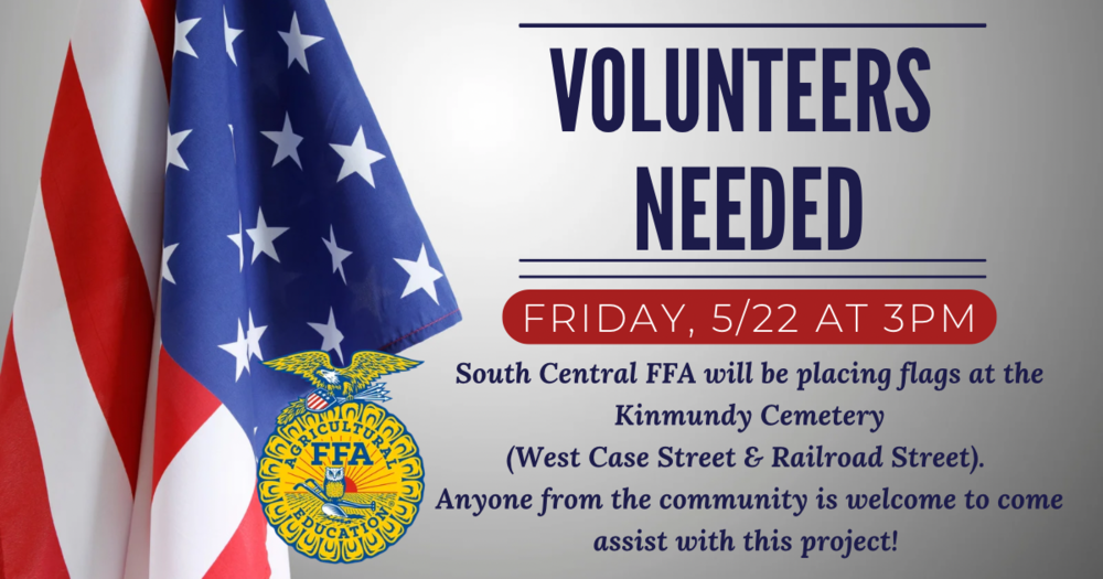 volunteers needed