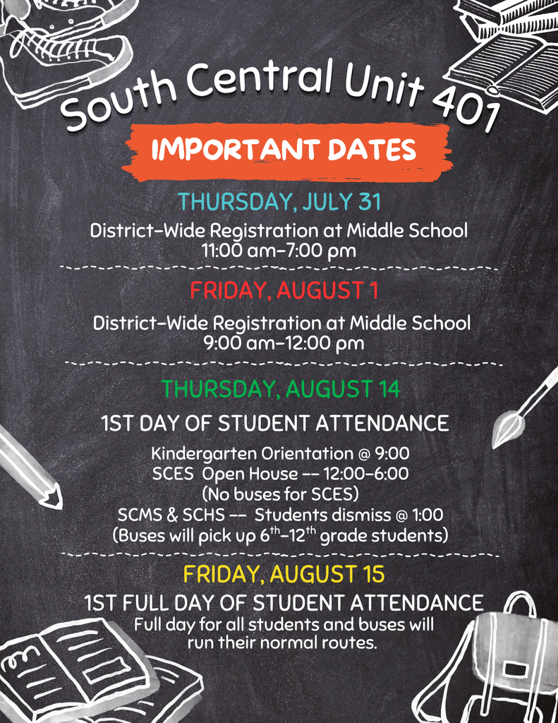 Back to School Dates to Remember