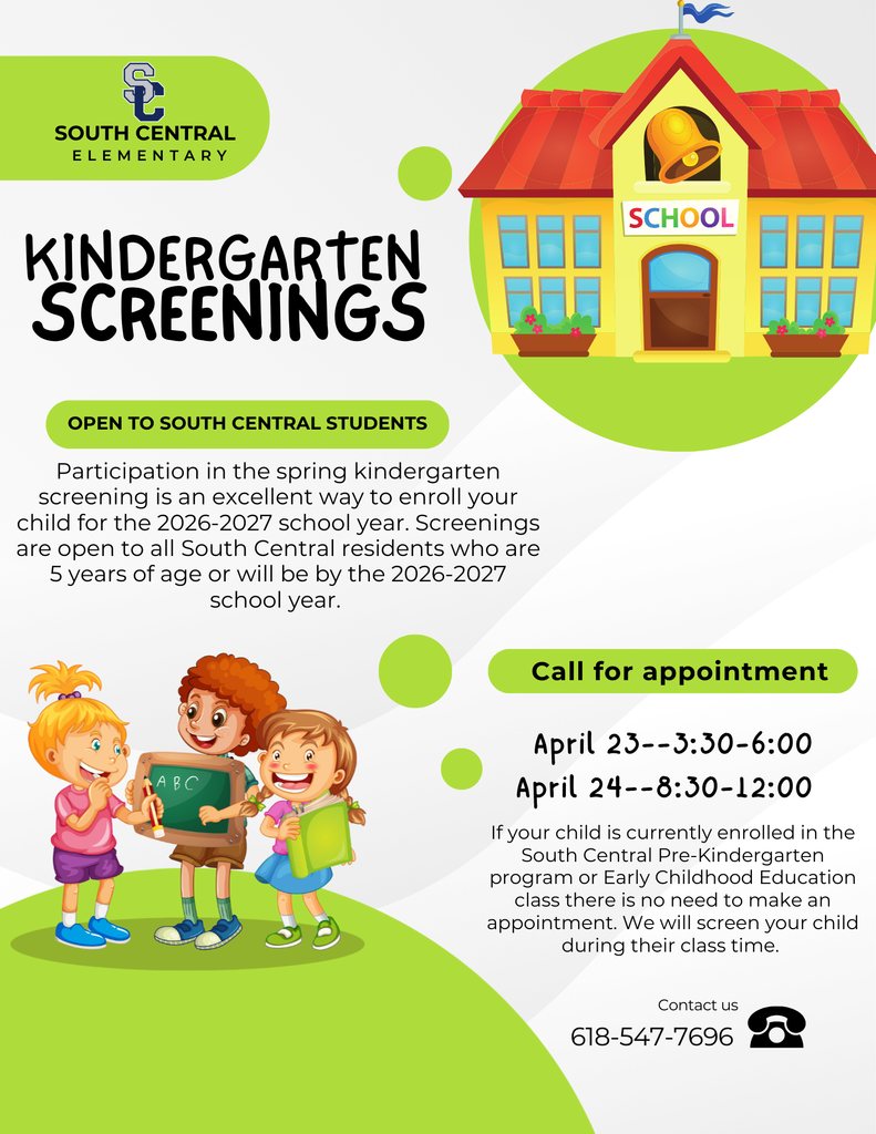 Kindergarten Screening Flyer