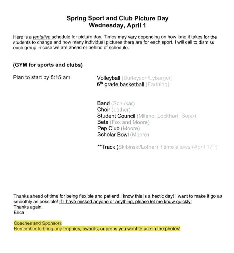 picture day April 1st