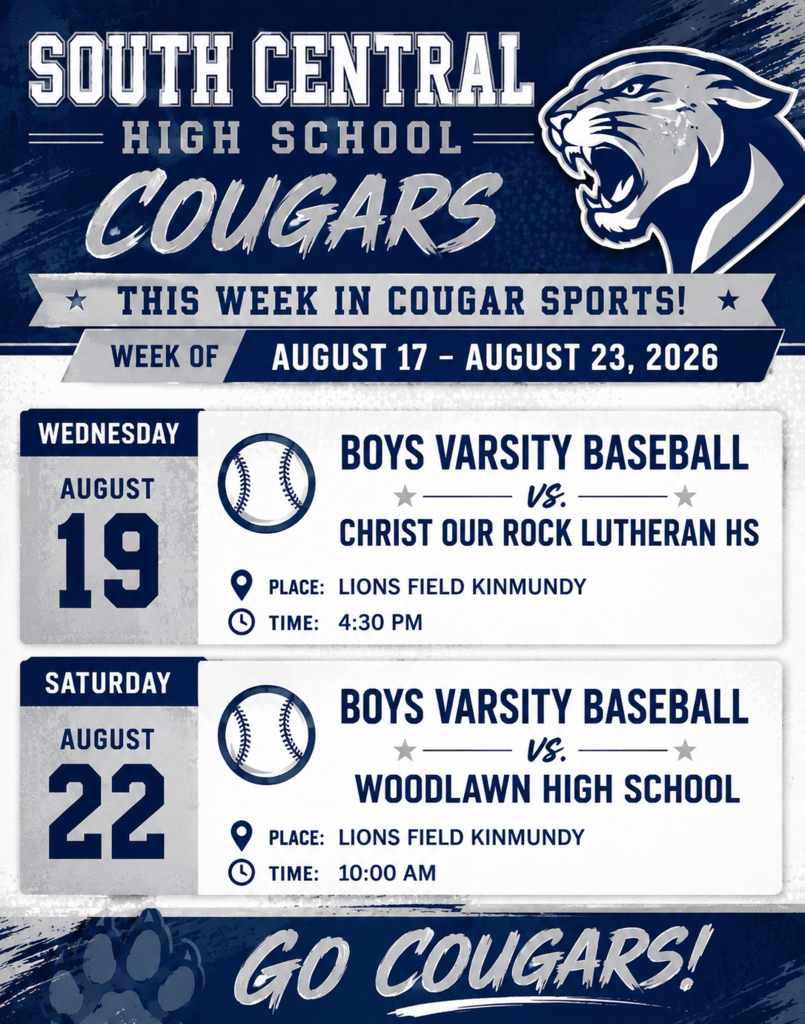 HS sports schedule