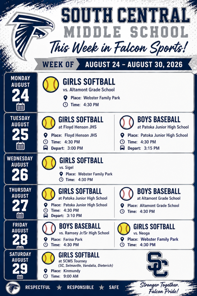 Sports schedule
