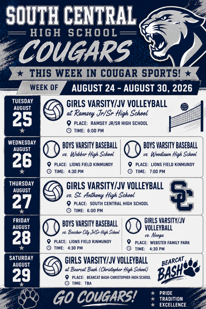 Sports schedule