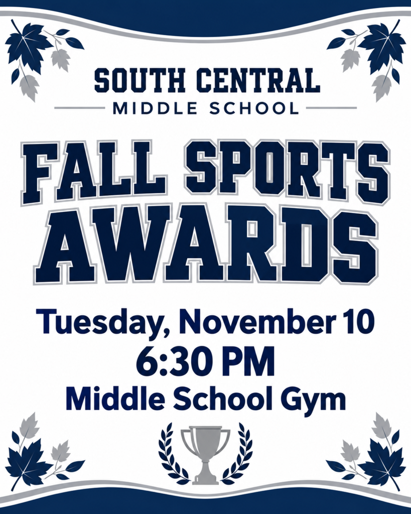SCMS Fall sports awards
