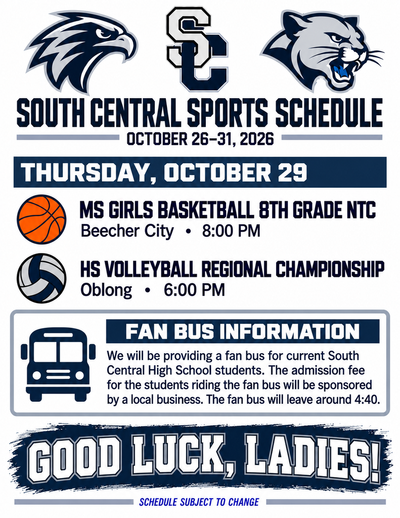 Sports schedule
