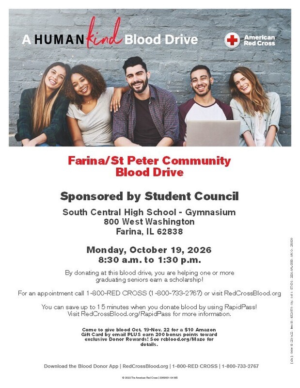 blood drive flyer