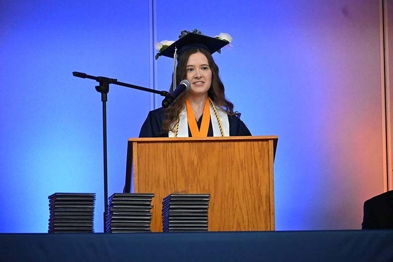 Valedictorian Meyer