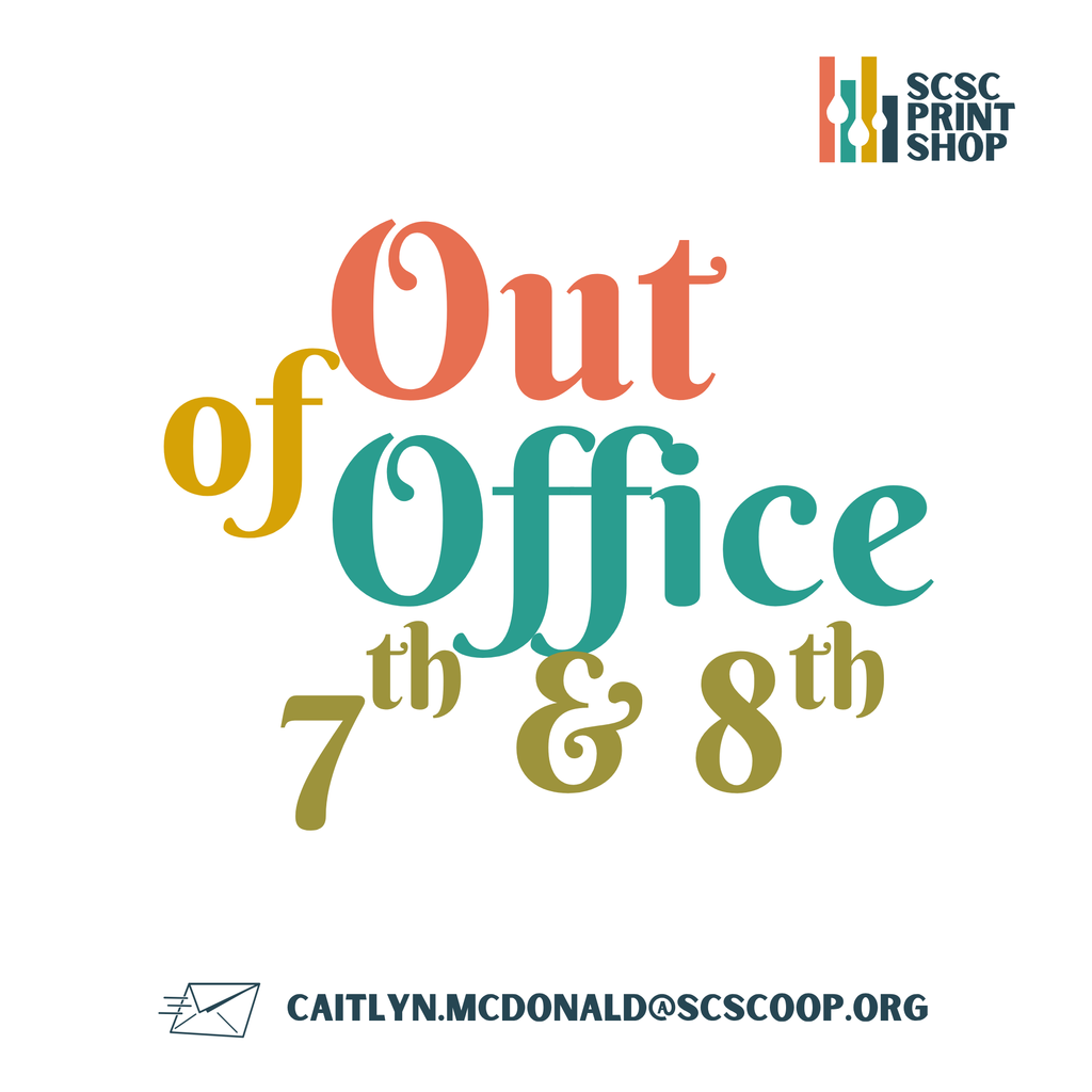 Print Shop Closed 8/7/25 and 8/8/25
